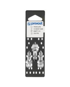 Prevost URP 066251P3 Automotive Interchange Parallel Plug on Plate, 1/4 in, Tapered MNPT, Treated Steel