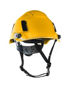 JCK22171 image(0) - Jackson Safety Safety Helmet - XS2-550V Series - Type 2+ - Vented - With Flip-Up Visor - Yellow