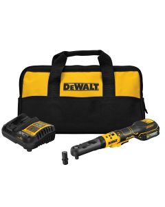 DWTDCF510GE1 image(0) - DeWalt 20V MAX XR Brushless Cordless 3/8 Inch and 1/2 Inch Sealed Head Ratchet with PowerStack