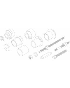 OTC6927 image(0) - OTC Seal and Damper Installer Kit for M12 x 1.5mm Thread Crank