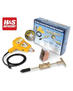 H&S AutoShot UNI-4550 Uni-Spotter STARTER PLUS Spot Weld Kit Includes Stud Gun, Slide Hammer and Studs