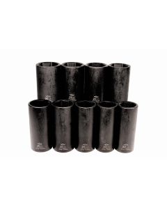K Tool International Socket Set Metric Impact 9 Piece 1/2 Inch Drive 6 Point