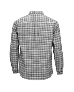 OBRZFI601-XL image(2) - OBERON Plaid Long Sleeve Button Down Shirt &hyphen; Cotton / Nylon - Fire Resistant and Arc Flash Protection - 10 CAL - Color: Red - Men's - Size: XL