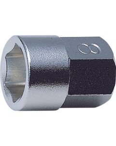 KKN150-10H-6 image(0) - Ko-ken USA 150.10H-6 10mm Hex Dr. Socket 6mm 6 point Length 12.5mm