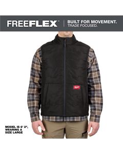 MLWM350B-L image(0) - Milwaukee Tool FREEFLEX Lightweight Insulated Vest Black L