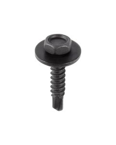 AUVECO 15775 Hex Head Sems Teks Point Tapping Screw, M4.2 x 1.41 mm Screw x 20 mm L, Phosphate