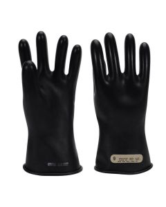 Oberon Gloves - Rubber Electrical - Class 00 - Length: 11" -  Rolled Cuff - Size: Large - 10