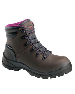 FSIA8125-10W image(0) - Avenger Builder Series - Women's Boots - Steel Toe - IC|EH|SR - Brown/Black - Size: 10W