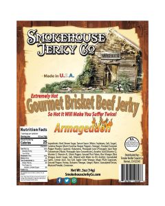 THS190586 image(0) - Tender Heifer Snack Co. Armageddon Gourmet Beef Brisket Jerky - 0.5 Ounce