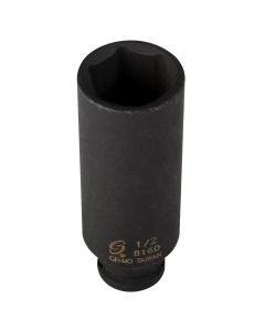 SUN816D image(0) - SUNEX SOC 1/2 1/4D IMP 6PT DP BLK