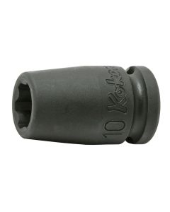 KKN13410M-9 image(0) - Ko-ken USA 13410M-9 3/8 Sq. Dr. Socket 9mm Surface Length 32mm