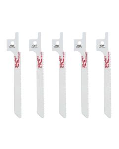 MLW48-00-5162 image(1) - Milwaukee Tool 3-5/8" 14 TPI SUPER SAWZALL Blade (5 PK)