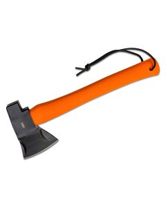 CRK2727 image(0) - CRKT (Columbia River Knife) Chogan Hatchet 1055 Carbon Steel Manganese Phosphate Coating Plain Blade Hatchet Glass-Reinforced Nylon Handle - Orange