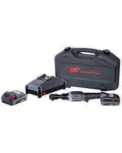 IRTR3130-K22 image(1) - Ingersoll Rand 3/8 in. 20V Cordless Ratchet Wrench with Charger a
