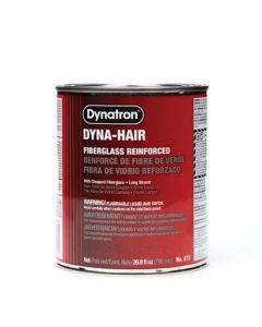 DYN472 image(0) - Dynatron Bondo Dyna-Hair 472 Long Strand Glass Reinforced Body Filler, 1 qt Can, Green, Paste