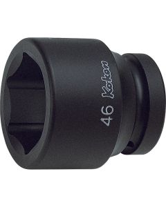 KKN18400A-1-5-8 image(0) - Ko-ken USA 18400A-1.5/8 1 Sq. Dr. Socket 1.5/8 6 point Length 66mm