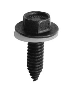 AUVECO MIRROR MOUNTING SCREW PHOS W/NYLON WASH