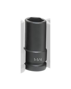 GRE4040DT image(1) - Grey Pneumatic 1" Drive x 1-1/4" Extra-Deep Thin-Wall Socket