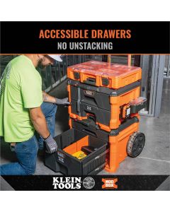 KLE54801MB image(1) - Klein Tools MODbox Two Drawer Rolling Tool Box