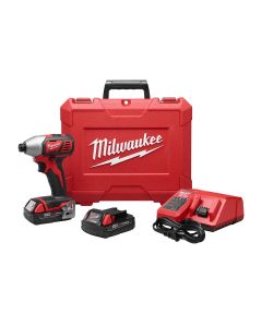 MLW2656-22CT image(1) - Milwaukee Tool M18 1/4" HEX Impact Driver CP Kit