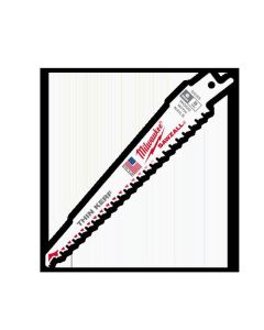 MLW48-01-7035 image(1) - Milwaukee Tool 6" 5 TPI Wood Cutting Sawzall Blades Bulk 100