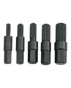 WLMW80635 image(2) - Wilmar Corp. / Performance Tool 5 Pc Bolt Extractor Set