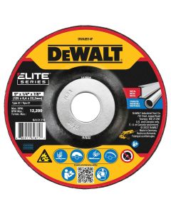 DWTDWA8914F image(1) - DEWALT ELITE SERIES Grinding Wheels 5 X 1/4 X 7/8 XP CERAMIC