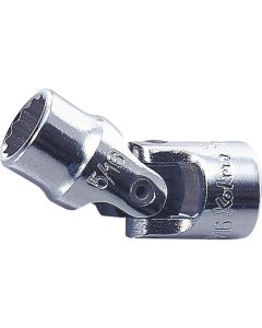 Ko-ken USA 2445M-14 1/4 Sq. Dr. Universal Socket 14mm 12 point Length 37mm