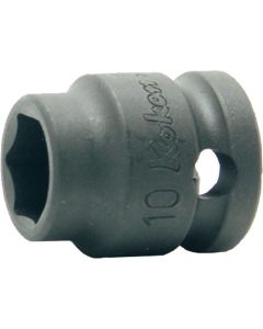 KKN13401MS-10 image(0) - Ko-ken USA 13401MS-10 3/8 Sq. Dr. Socket 10mm 6 point Length 22mm Thin walled