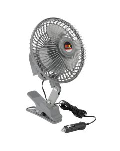 WLMW1658 image(3) - Wilmar Corp. / Performance Tool 12V Oscillating Fan w/Clamp