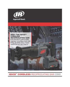 IRTC5101-K22 image(3) - Ingersoll Rand 20V Cordless Reciprocating Saw 2 Battery Kit, 1-1/4" Stroke, 3000 SPM