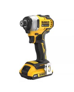DWTDCF809D1 image(2) - DeWalt  20V MAX* ATOMIC Cordless Brushless 1/4 in Impact Driver Kit (1) Lithium Ion Battery with Charger