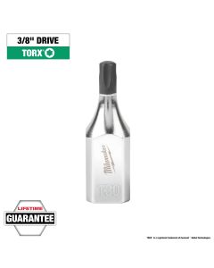 MLW45-34-1013 image(1) - Milwaukee Tool 3/8" Drive T30 TORX Bit Socket