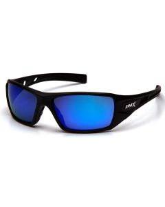 PYRSB10465D image(0) - Pyramex Pyramex Safety - Black Frame/Ice Blue Mirror Lens