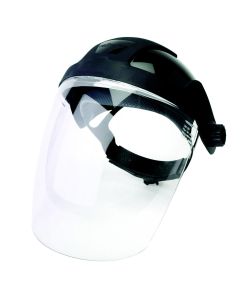 SRWS32010 image(0) - Sellstrom Face Shield - DP4 Series - 9" x 12.125" x 0.060" Window - Clear AF - Ratcheting Headgear
