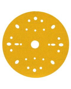 MMM09284 image(0) - 3M  Hookit Gold Abrasive Disc 09284, 180, 6-inch (150mm), Dust-Free