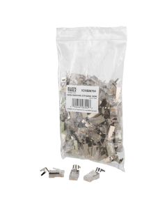 KLEVDV826754 image(0) - Klein Tools Pass-Thru&trade; Modular Data Plug, RJ45-CAT6A, Shielded (STP), 100-Pack