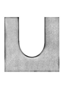 Disco Automotive Hardware 1/8" Thick 1/2" Slot 1 1/8" x 1 1/8"