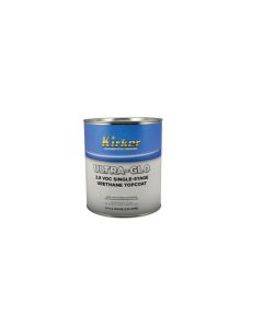 Kirker Paints UA70330-1 Low VOC Acrylic Urethane Topcoat, 1 gal, Super Jet Black, 20 min Curing