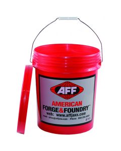 Surewerx USA AFF - Plastic Bucket with Lid - 5 Gallon - Heavy Duty - Red