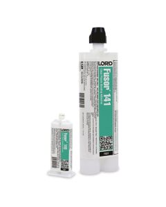 Fusor 140 Fast Sandable Bonding Adhesive, 1.7 oz Cartridge, Paste, Clear, 2K Component, 30 min at 70 deg F Curing