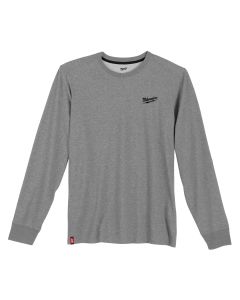 MLW604G-XL image(1) - Milwaukee Tool HYBRID WORK TEE - LS GRAY XL