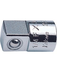 KKN2233A image(0) - Ko-ken USA 1/4 Sq. Dr. Adaptor 3/8 Square Length 22mm
