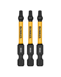 DWTDWAF2SQ3IR3 image(1) - DEWALT 2.25In Square #3 Flextorq 3Pk