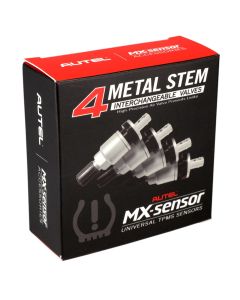 Autel 4 Metal Press-in Valve Stems for 1-Sensor : Box of 4 Metal Press-in Valve Stems for 1-Sensor