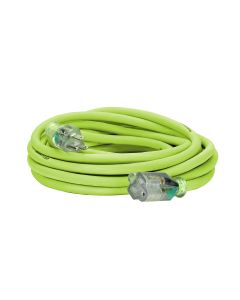 LEGFZ512825 image(1) - Legacy Manufacturing Flexzilla Pro Extension Cord, 12/3 AWG SJTW, 25', Outdoor, Lighted Plug