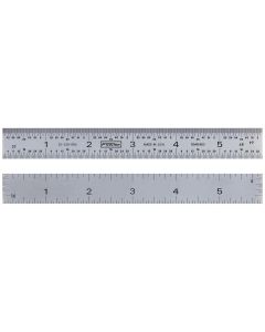 FOW523300060 image(0) - Fowler 6" 4R Rigid Steel Rule