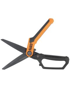 Klein Tools Titanium-Coated High-Leverage Professional Shears, 10-Inch