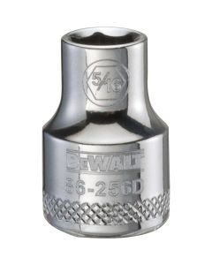 DEWALT 001Pc 38Dr Socket-06Pt-5/16