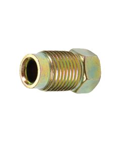 S.U.R.&R. M10 x 1.0 Gold Inverted Flare Nut - 100 Pack